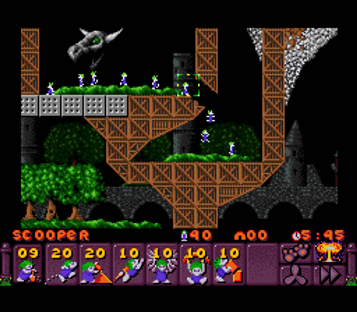 Lemmings 2: The Tribes ROM - SNES screenshot 9