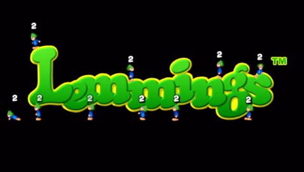 Lemmings ISO - PSP screenshot 1
