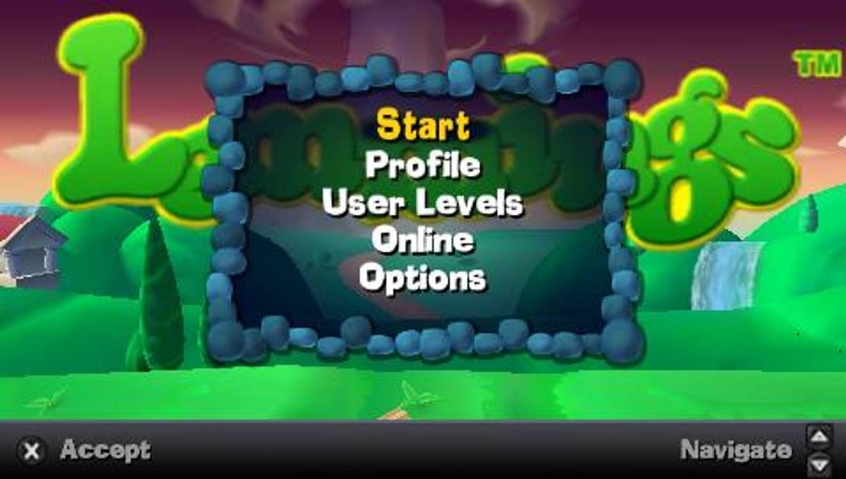 Lemmings ISO - PSP screenshot 2