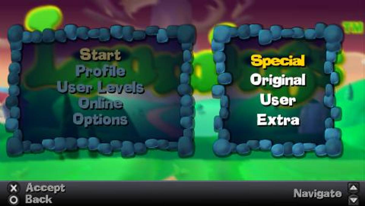 Lemmings ISO - PSP screenshot 3