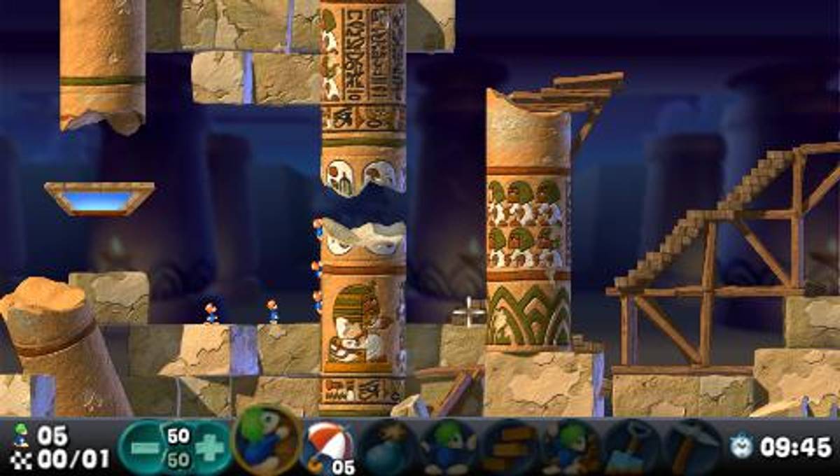 Lemmings ISO - PSP screenshot 5