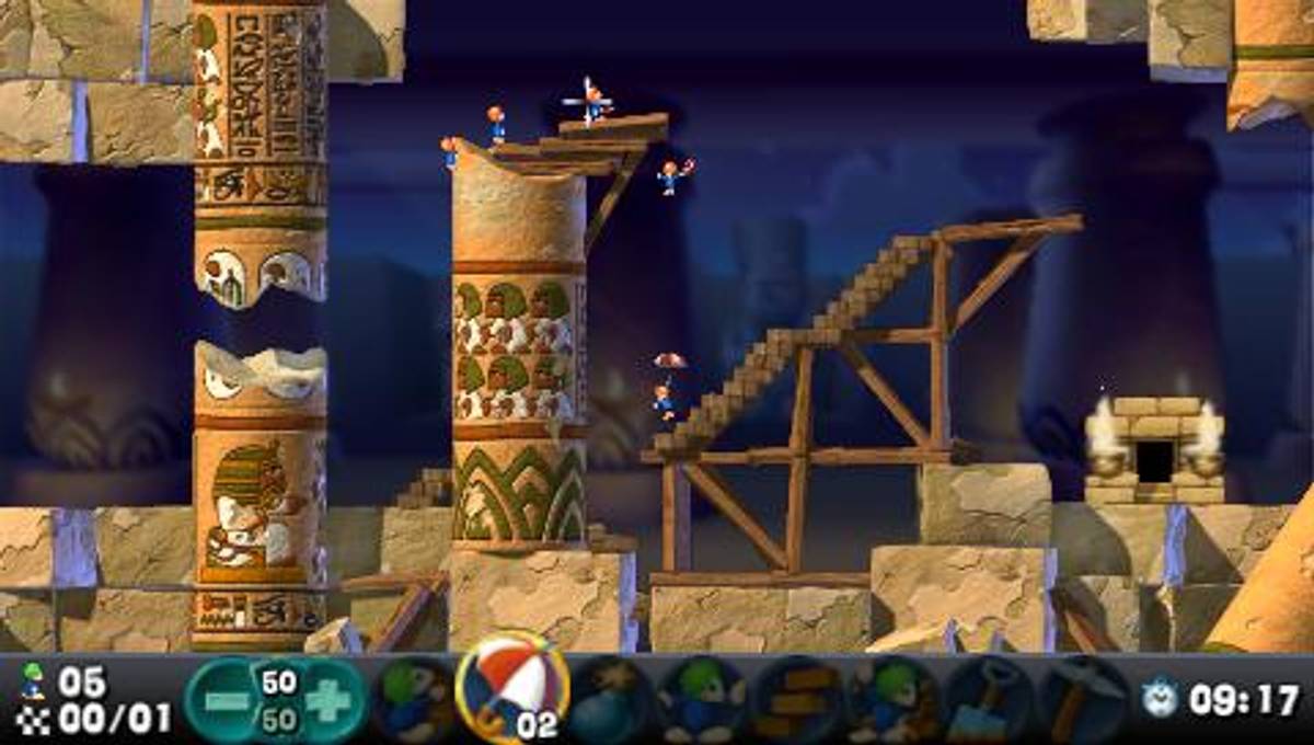 Lemmings ISO - PSP screenshot 6