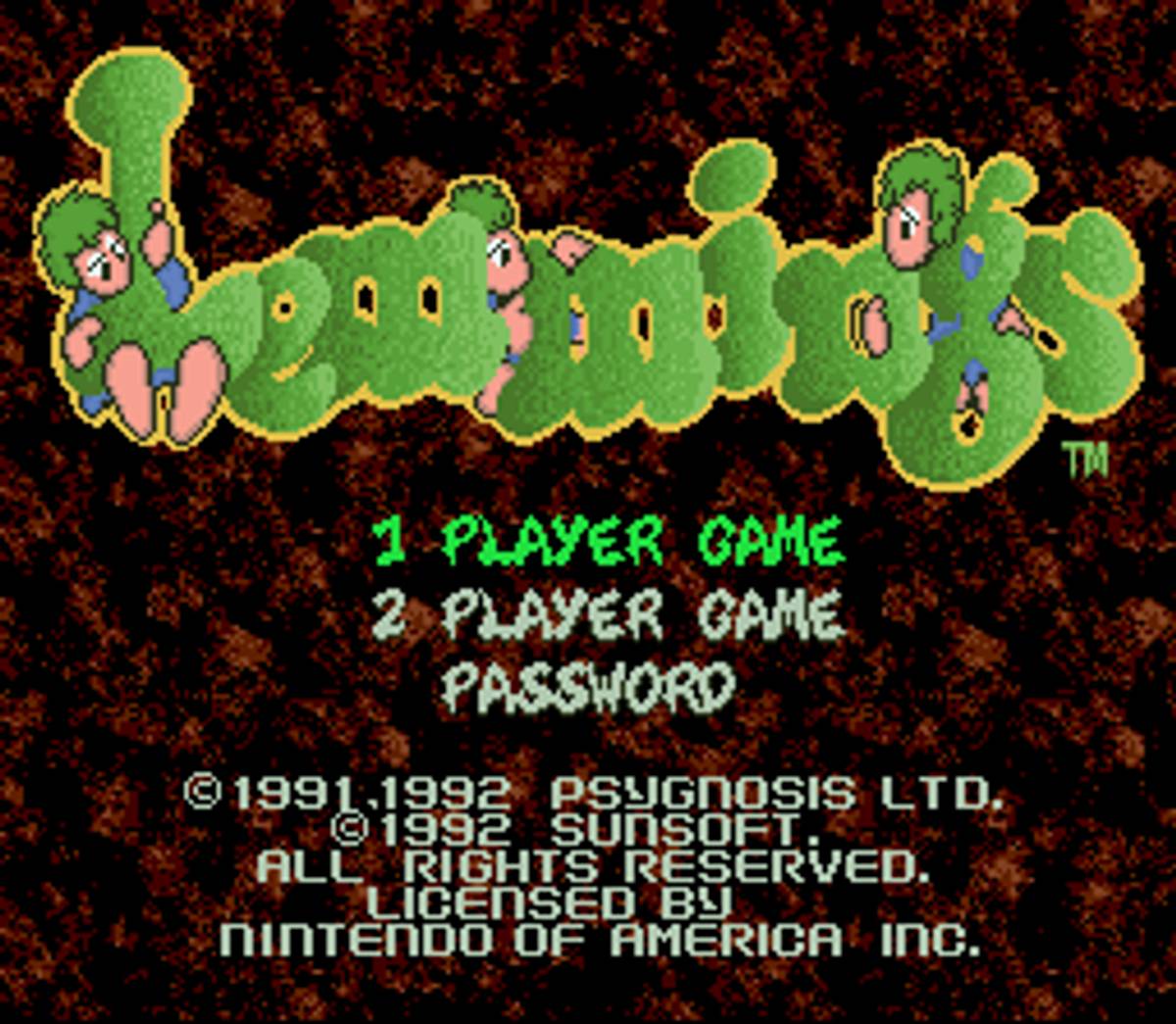 Lemmings ROM - SNES screenshot 1
