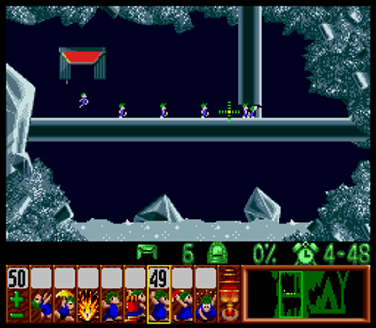Lemmings ROM - SNES screenshot 10