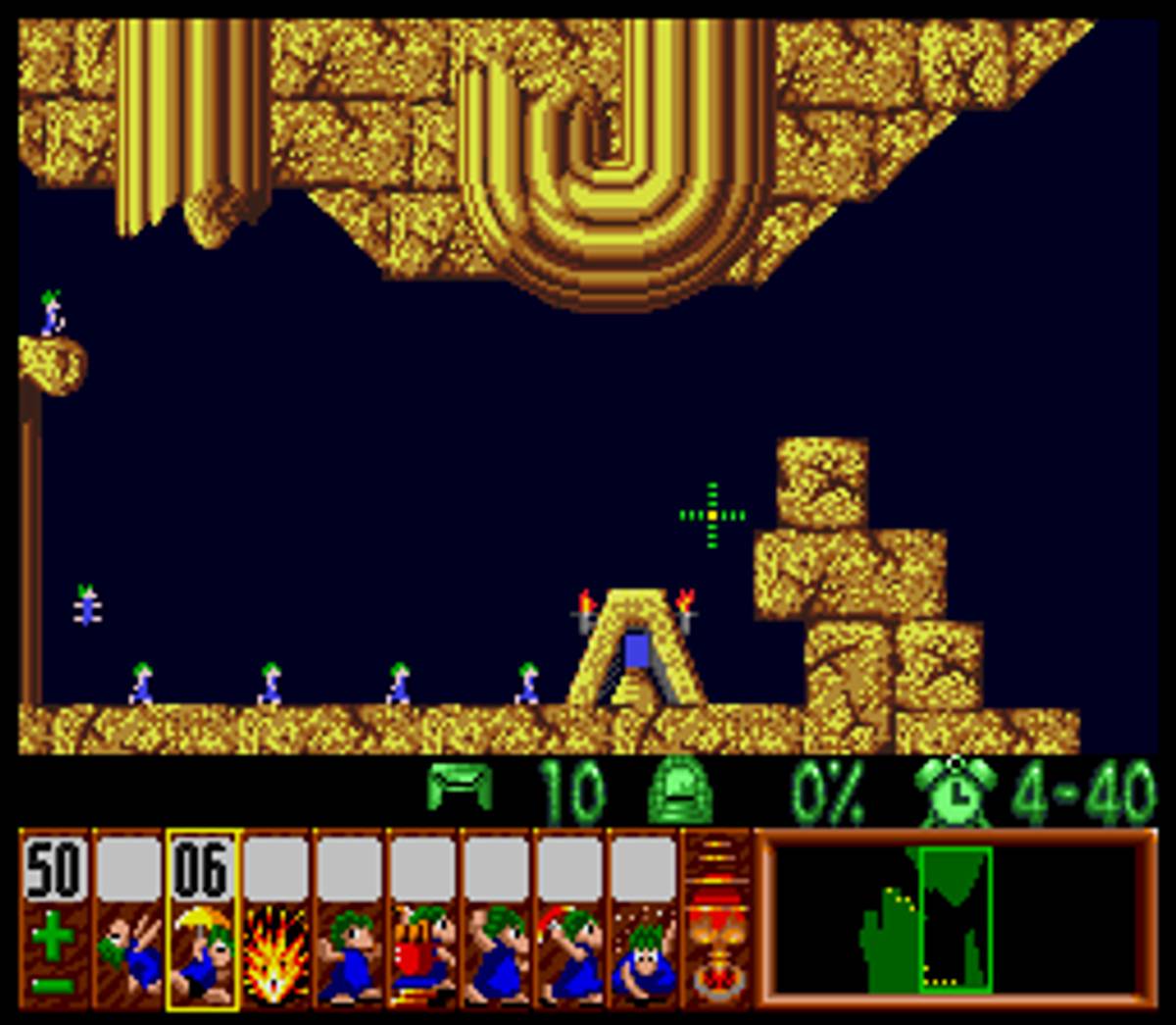 Lemmings ROM - SNES screenshot 5