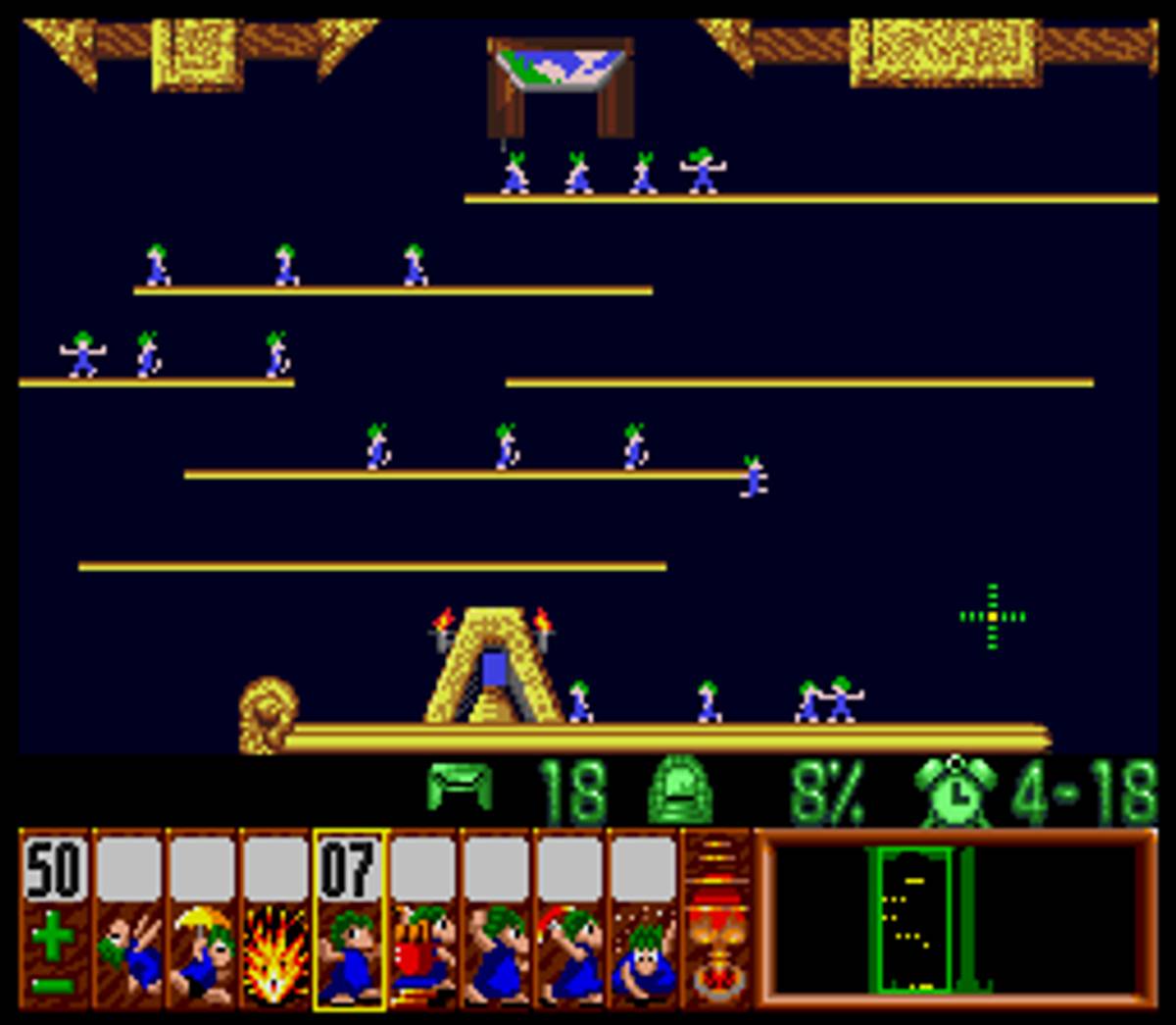 Lemmings ROM - SNES screenshot 6