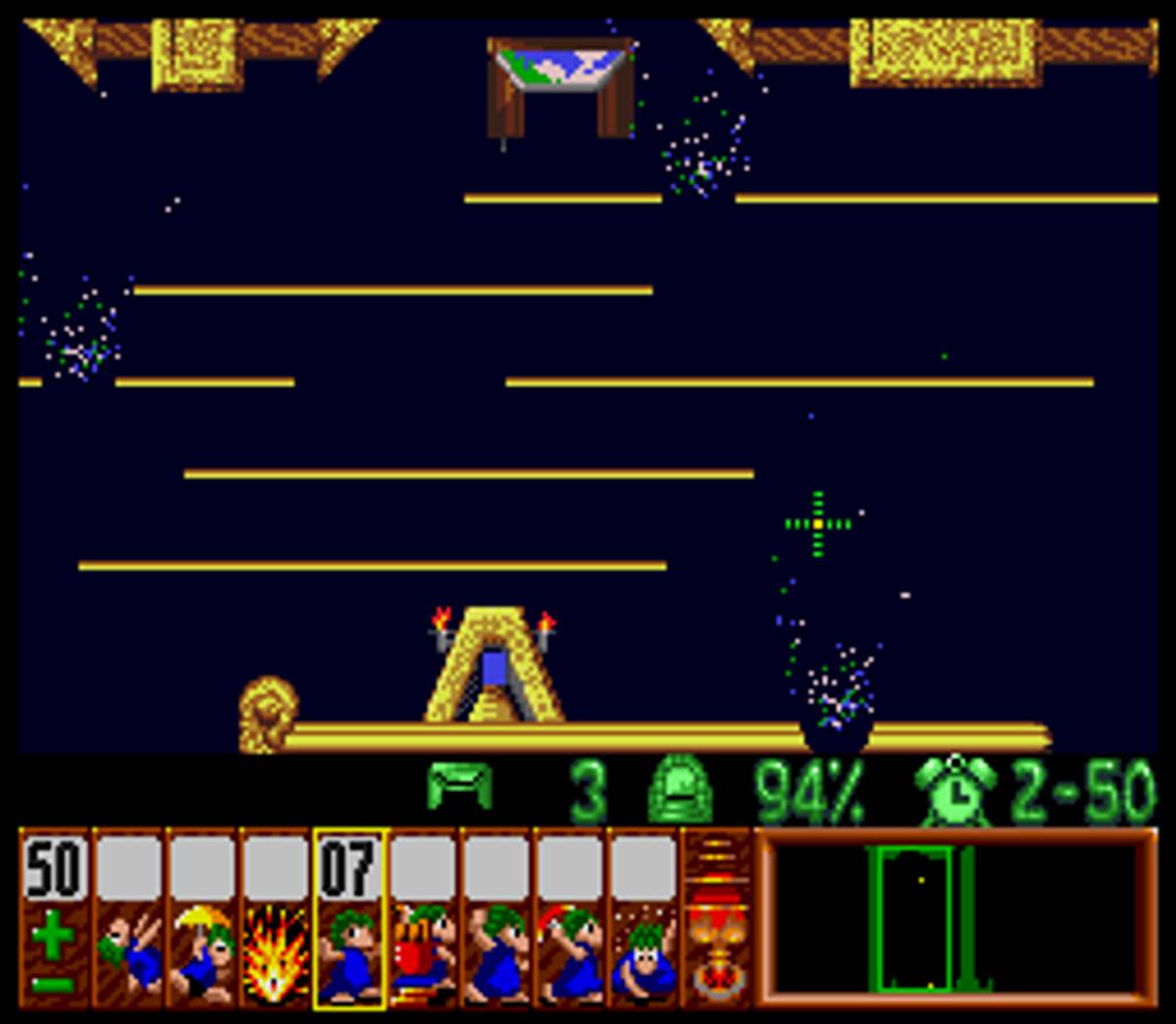 Lemmings ROM - SNES screenshot 7
