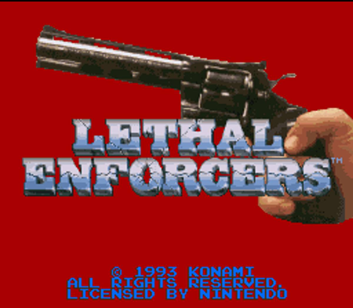 Lethal Enforcers ROM - SNES screenshot 1