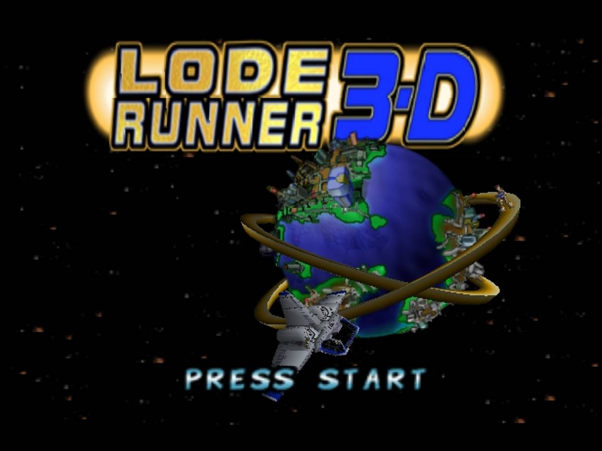 Lode Runner 3-D ROM - N64 screenshot 1