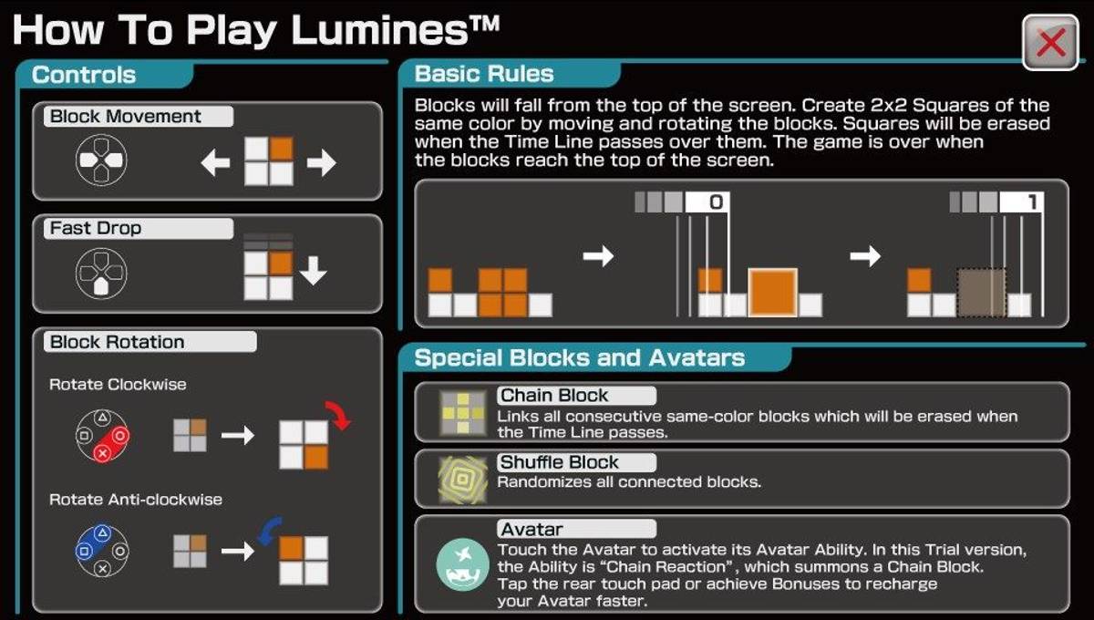 Lumines: Electronic Symphony ISO - PS Vita screenshot 3
