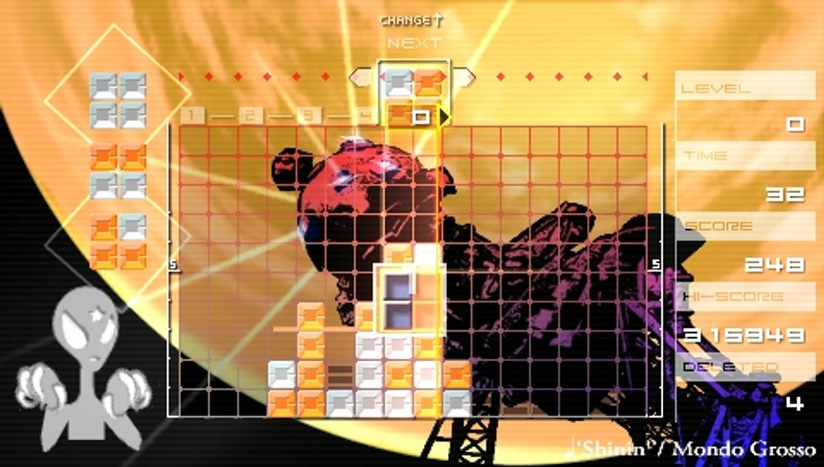 Lumines: Puzzle Fusion ISO - PSP screenshot 3
