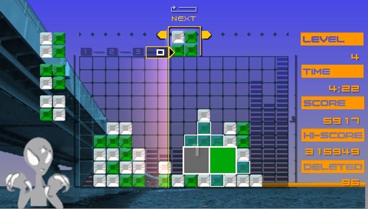 Lumines: Puzzle Fusion ISO - PSP screenshot 5