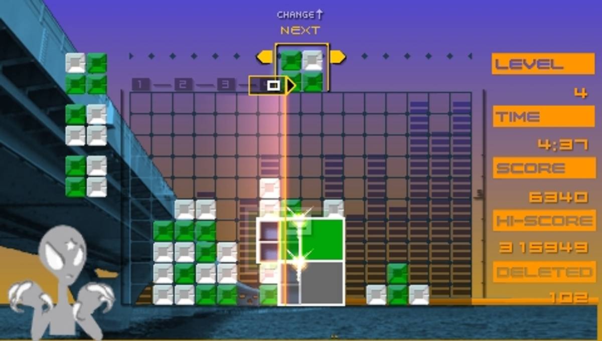 Lumines: Puzzle Fusion ISO - PSP screenshot 6