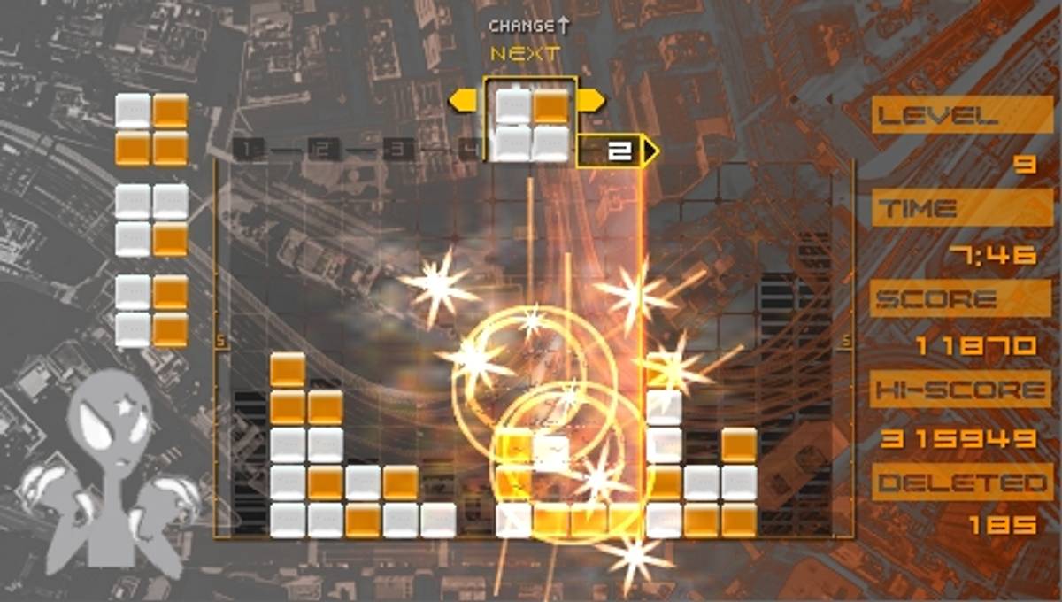 Lumines: Puzzle Fusion ISO - PSP screenshot 7