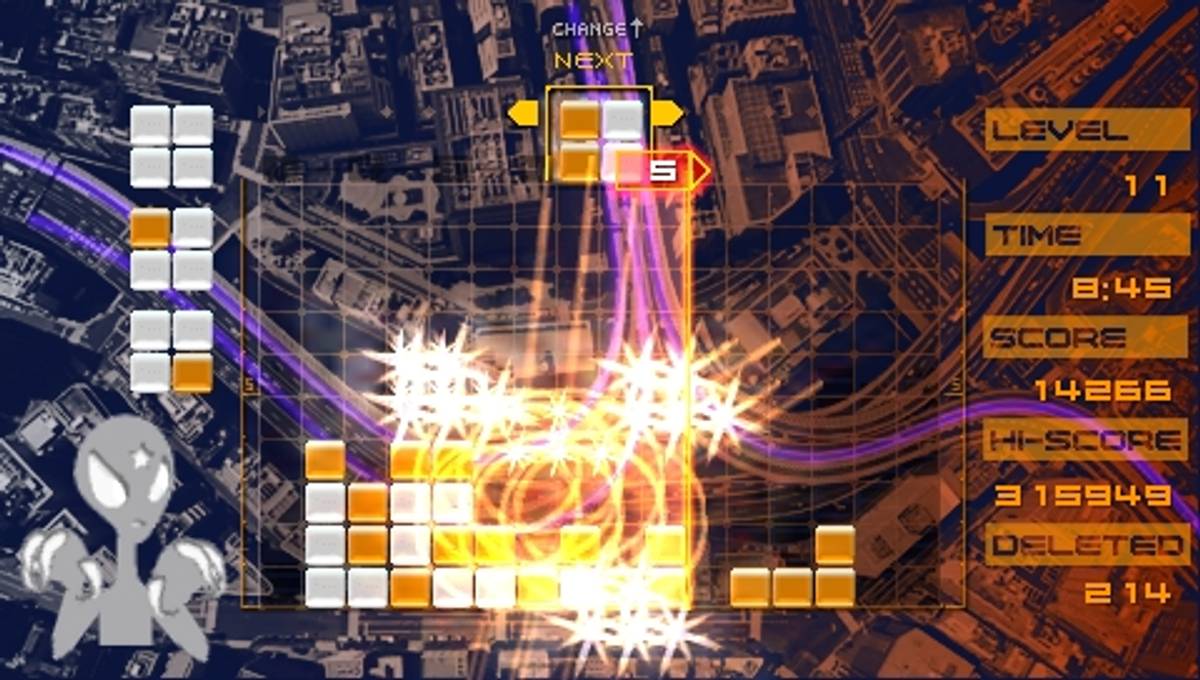 Lumines: Puzzle Fusion ISO - PSP screenshot 8