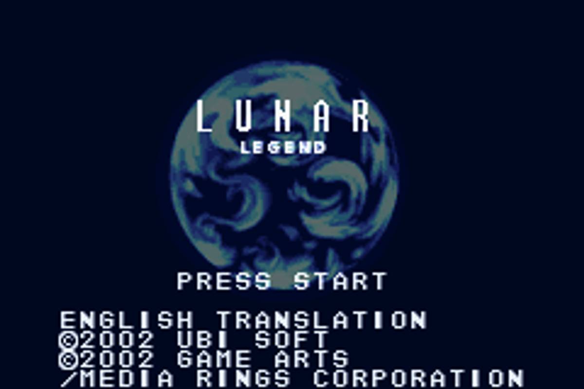 Lunar: Legend ROM - GBA screenshot 1