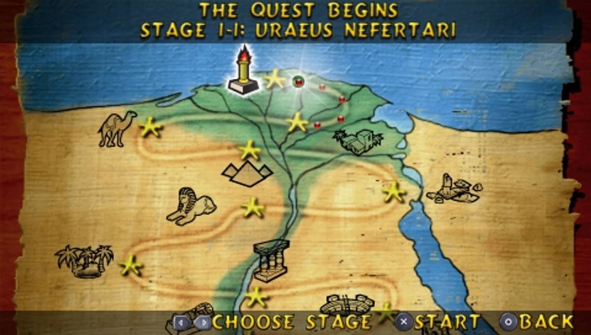 Luxor: The Wrath of Set ISO - PSP screenshot 2