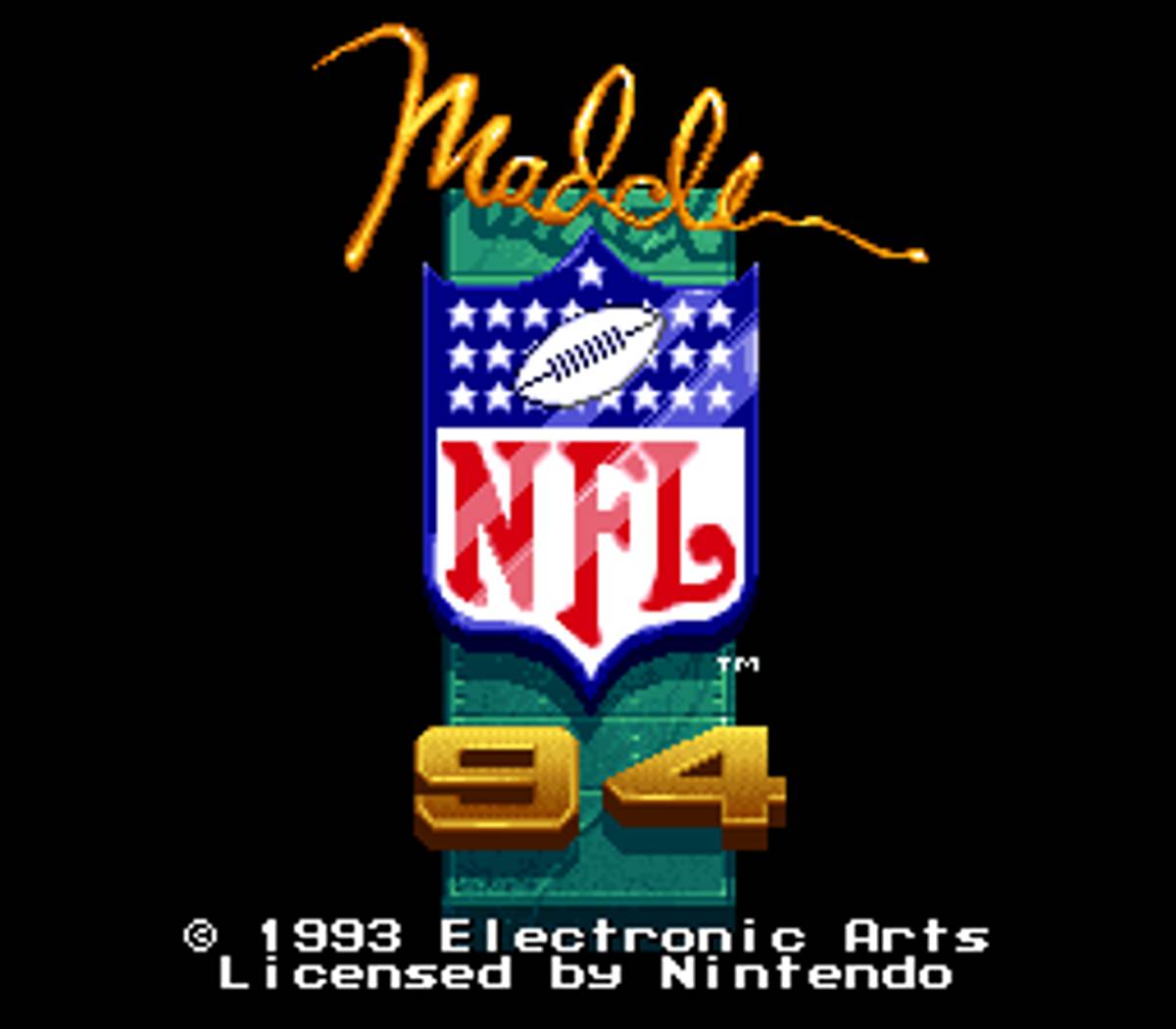 Madden NFL '94 ROM - SNES screenshot 1