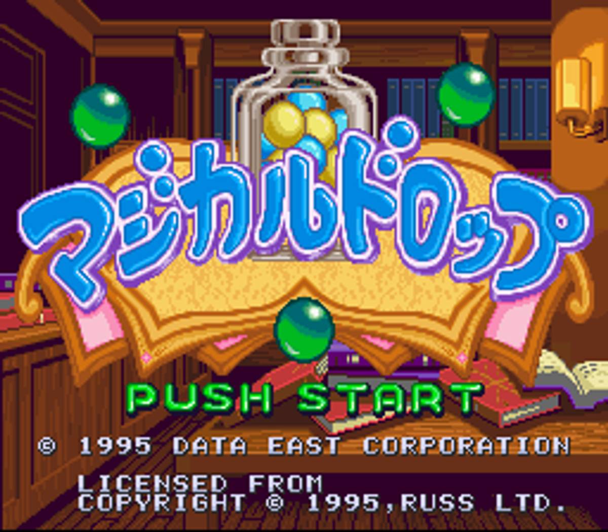 Magical Drop ROM - SNES screenshot 1