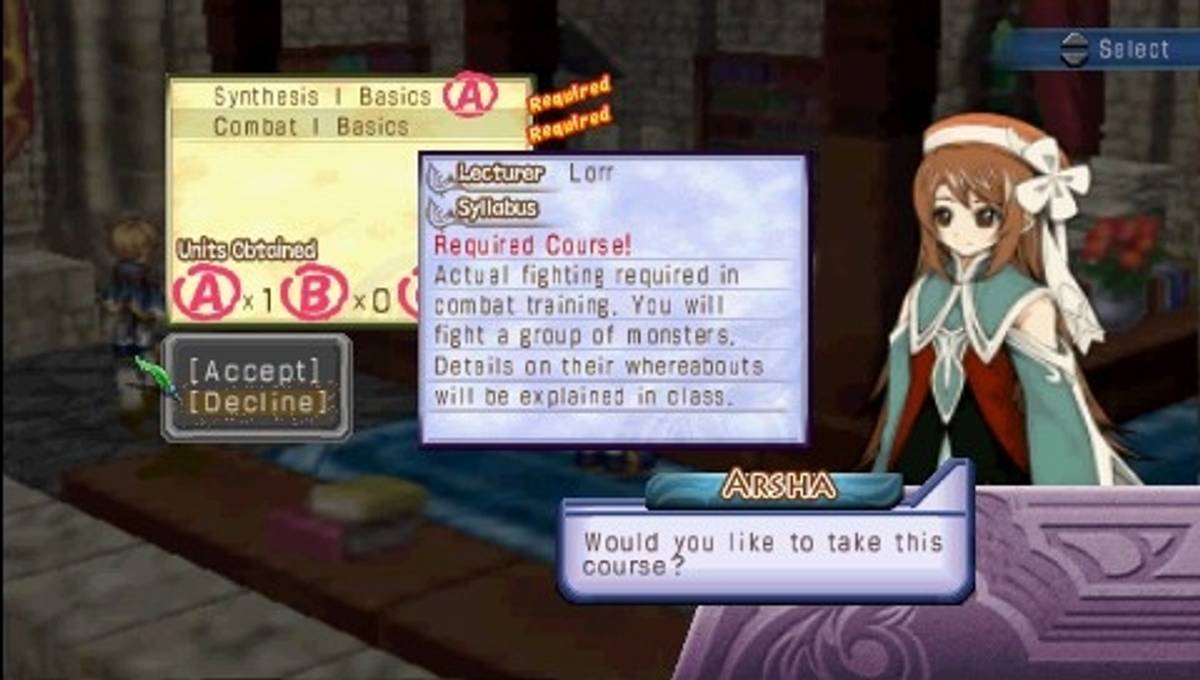 Mana Khemia: Alchemists of Al-Revis ISO - PSP screenshot 6