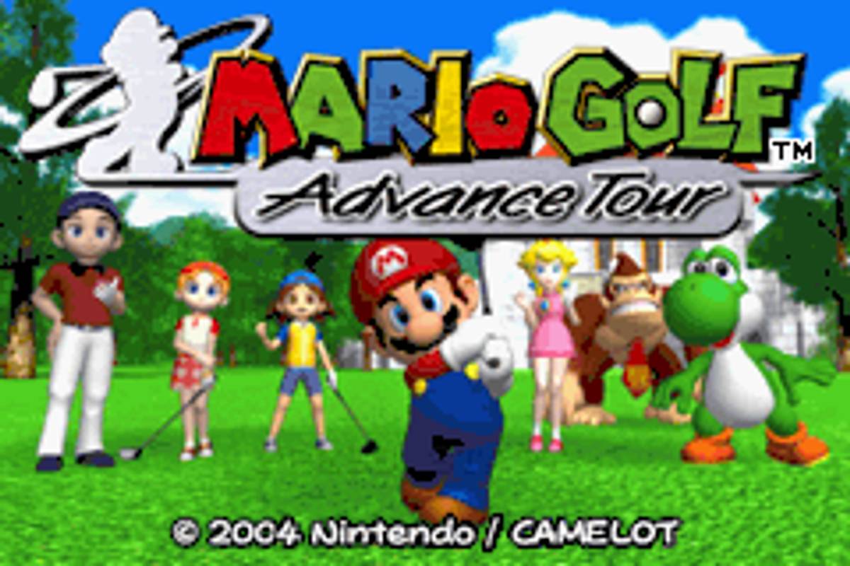 Mario Golf: Advance Tour ROM - GBA screenshot 1
