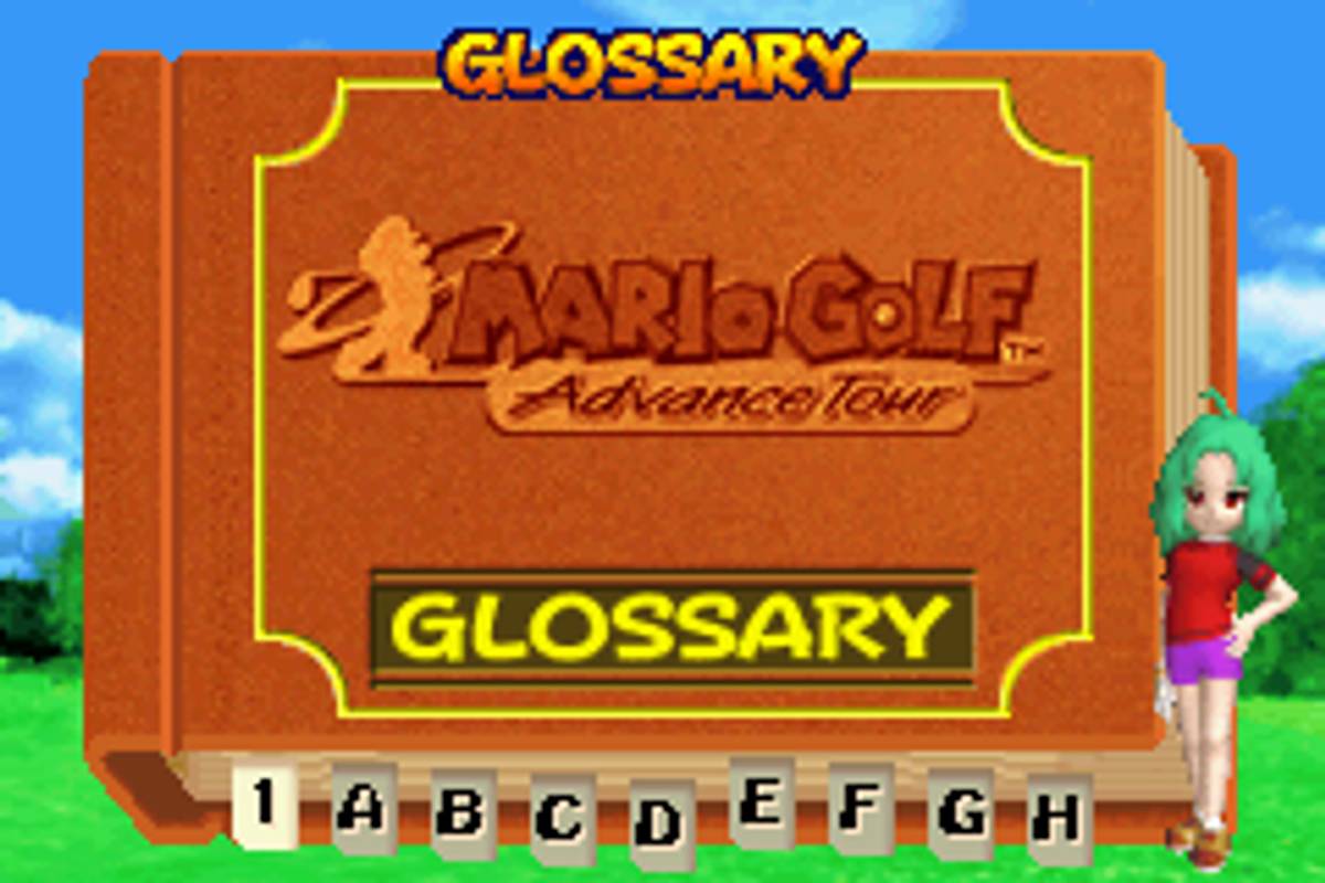 Mario Golf: Advance Tour ROM - GBA screenshot 3