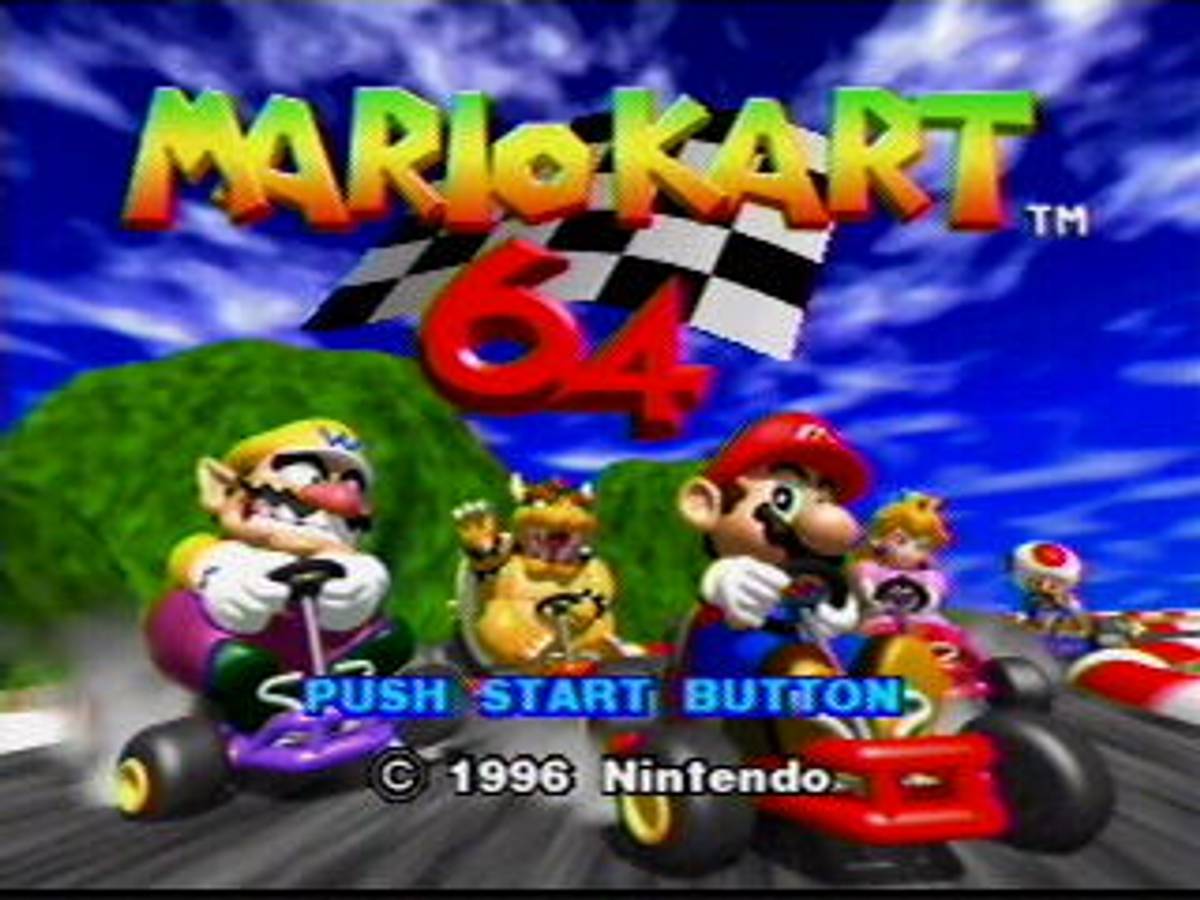 Mario Kart 64 ROM - N64 screenshot 1
