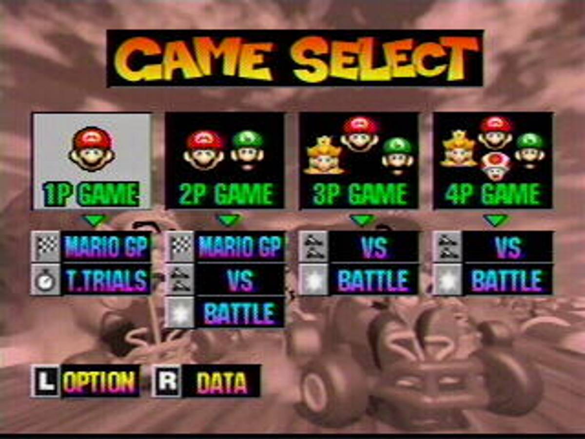 Mario Kart 64 ROM - N64 screenshot 2