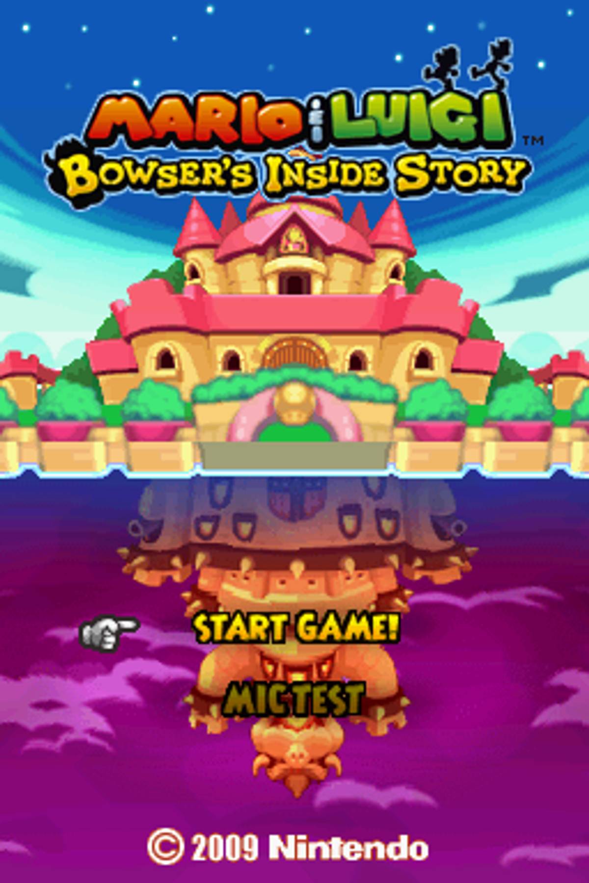 Mario & Luigi: Bowser's Inside Story ROM - NDS screenshot 1
