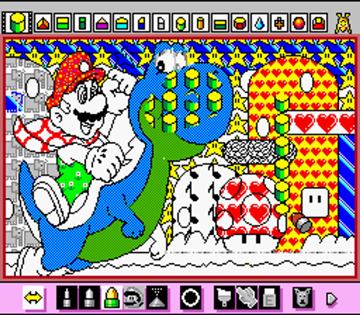 Mario Paint ROM - SNES screenshot 9