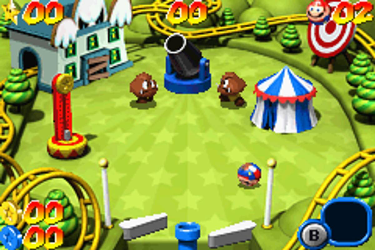 Mario Pinball Land ROM - GBA screenshot 2