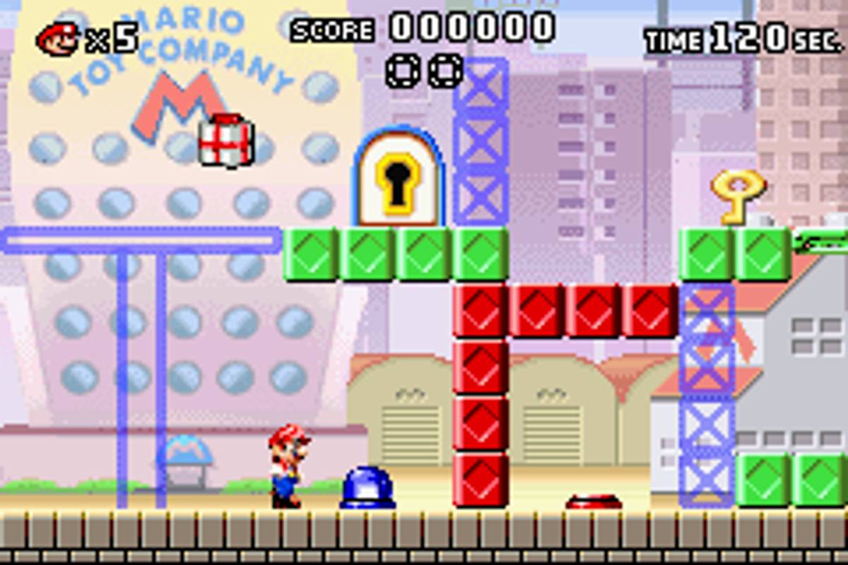 Mario vs. Donkey Kong ROM - GBA screenshot 3