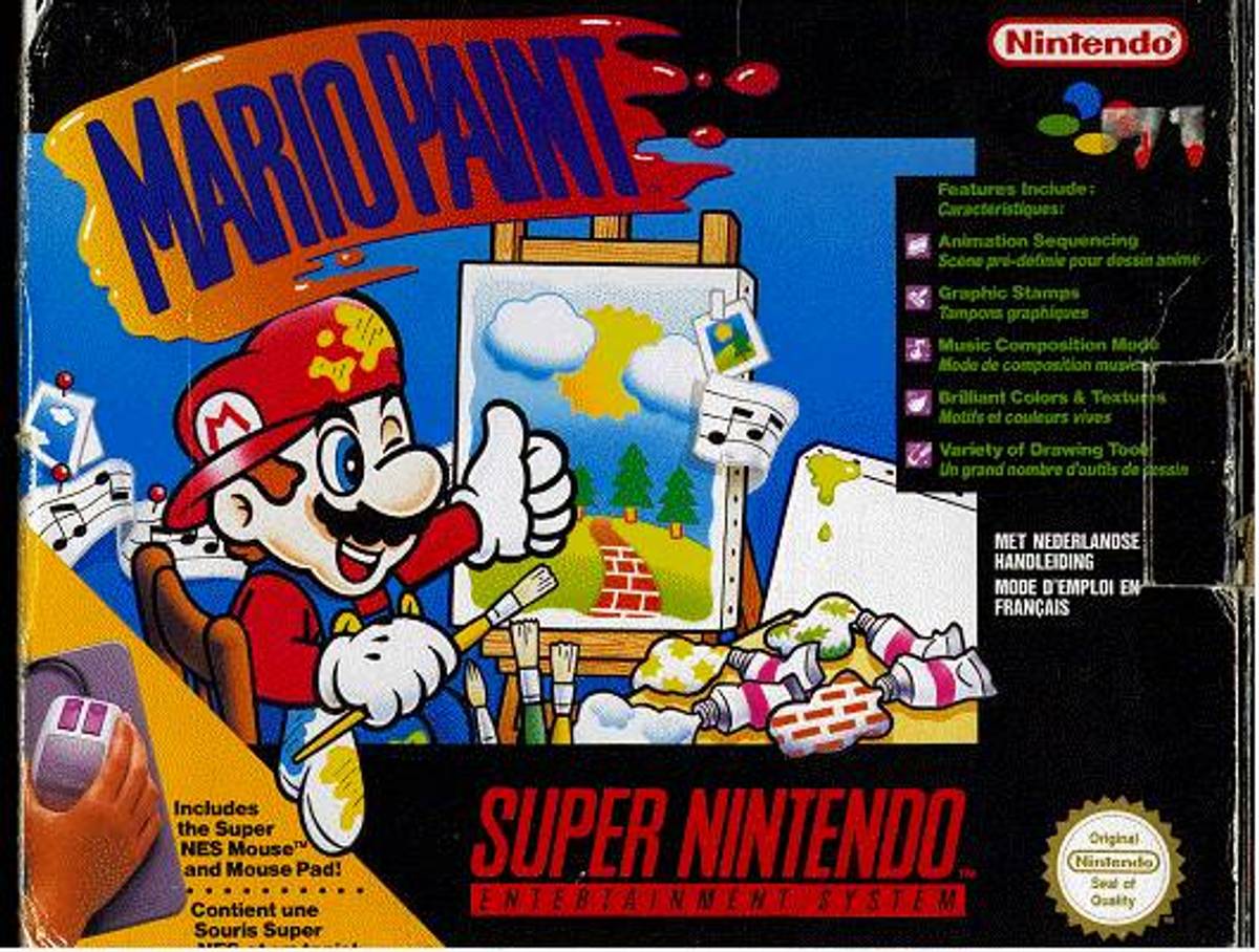 Download Torrent Mario Paint ROM – SNES