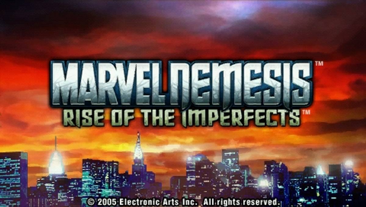Marvel Nemesis: Rise of the Imperfects ISO - PSP screenshot 1