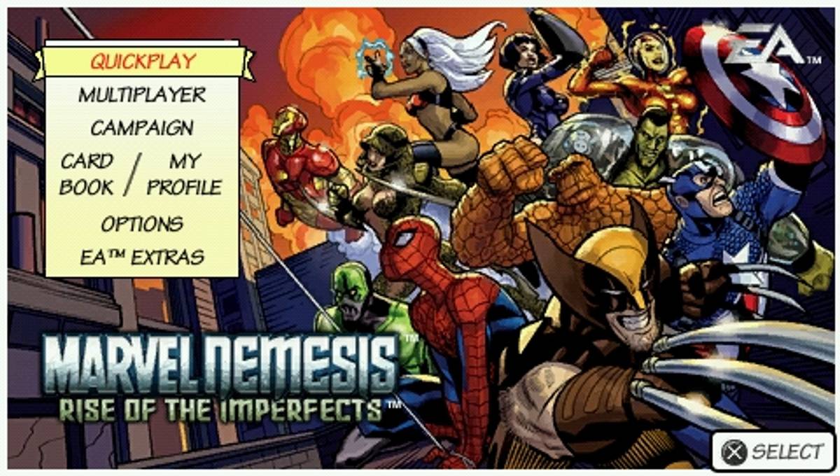 Marvel Nemesis: Rise of the Imperfects ISO - PSP screenshot 2