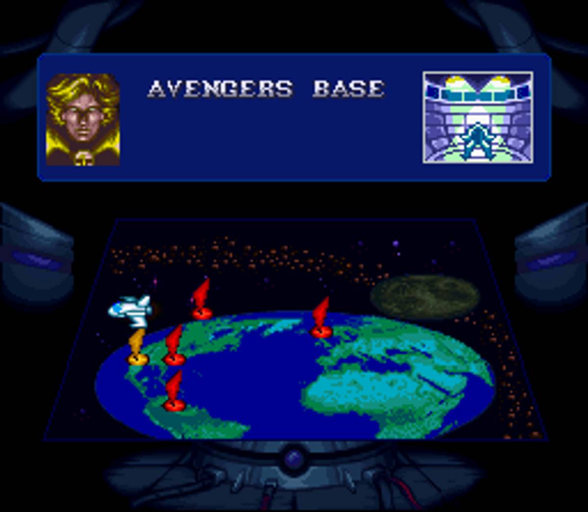 Marvel Super Heroes in War of the Gems ROM - SNES screenshot 3