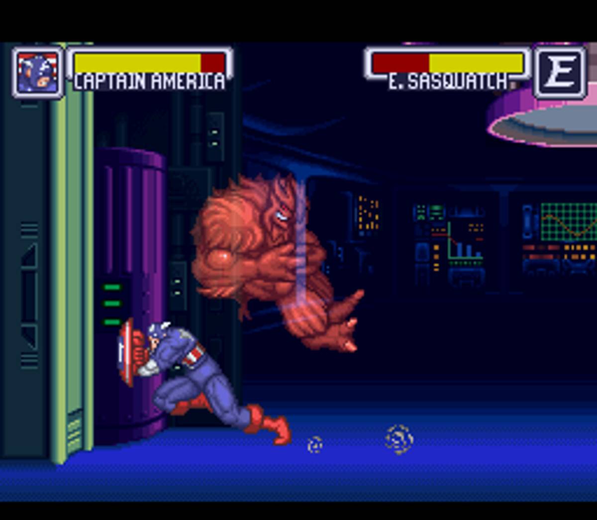 Marvel Super Heroes in War of the Gems ROM - SNES screenshot 6