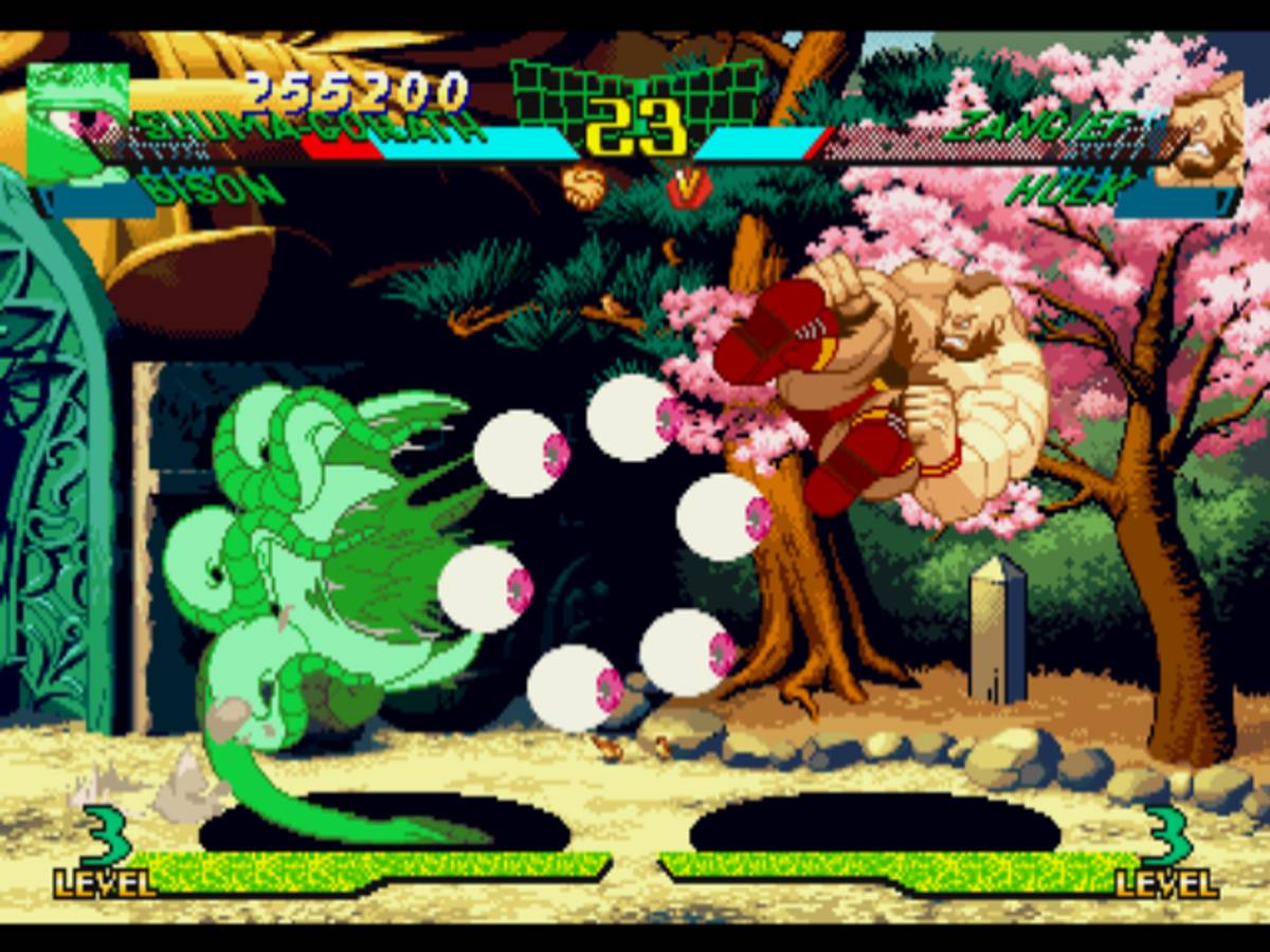 Marvel Super Heroes vs. Street Fighter ISO - PS1 screenshot 10