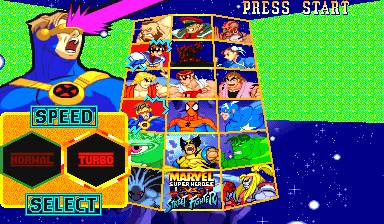 Marvel Super Heroes vs. Street Fighter ROM - Arcade screenshot 2