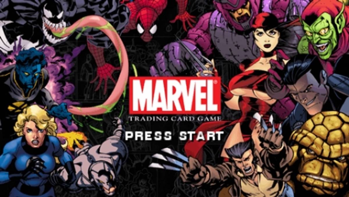 Marvel Trading Card Game ISO - PSP screenshot 1