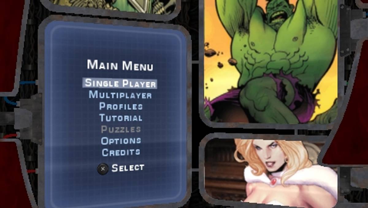 Marvel Trading Card Game ISO - PSP screenshot 2