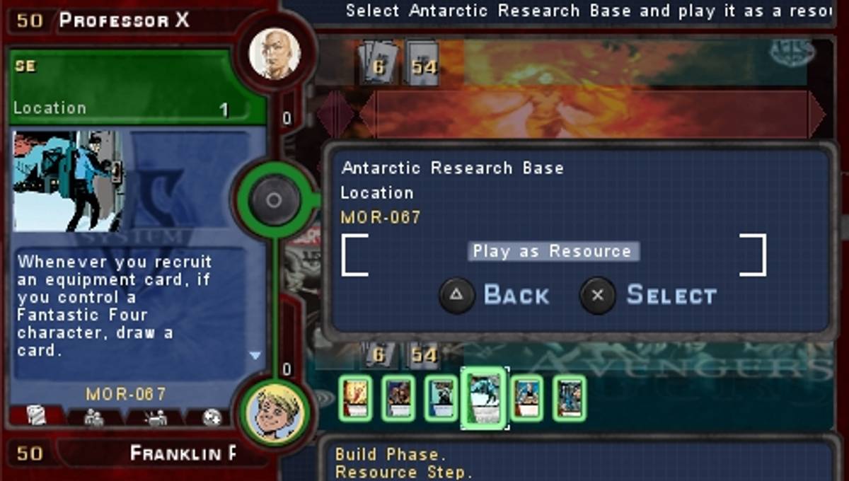 Marvel Trading Card Game ISO - PSP screenshot 5