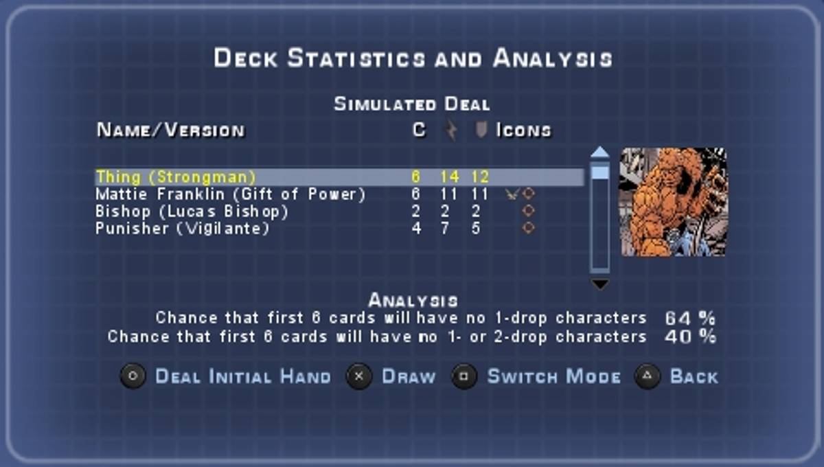 Marvel Trading Card Game ISO - PSP screenshot 9