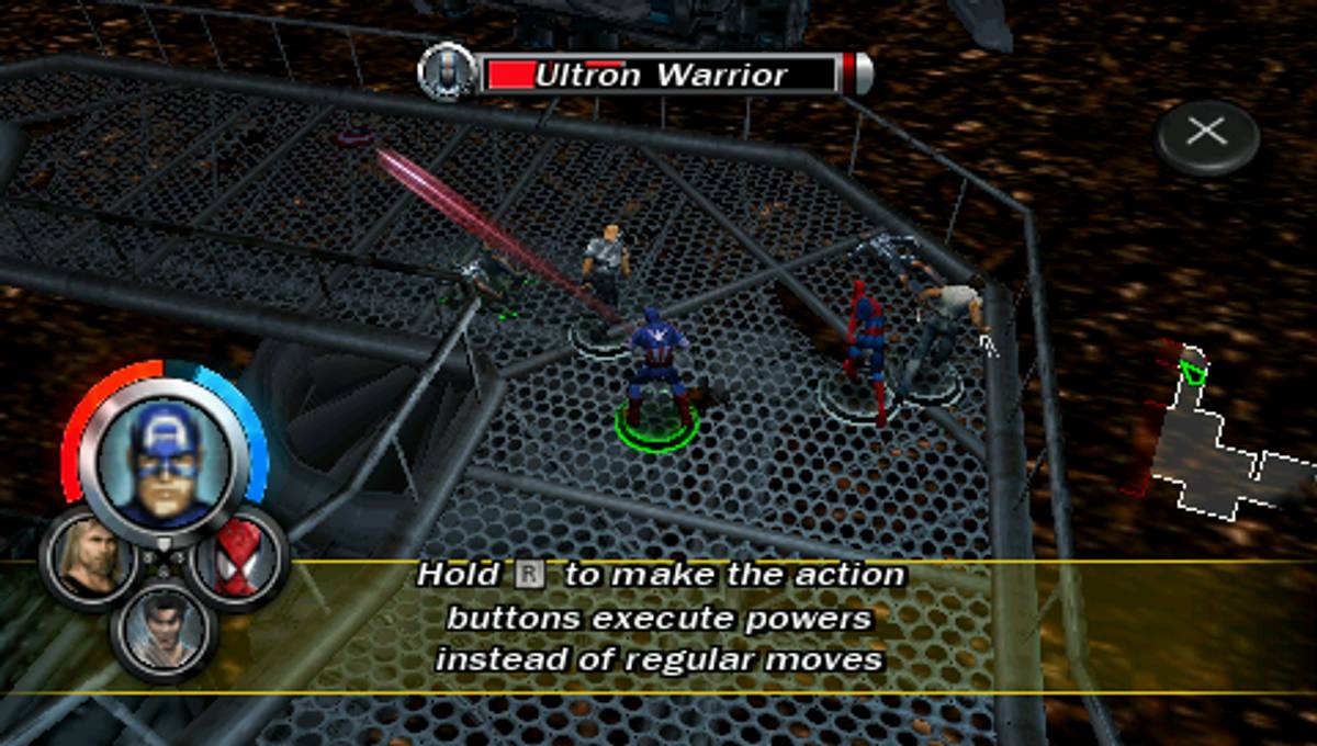Marvel Ultimate Alliance ISO - PSP screenshot 7