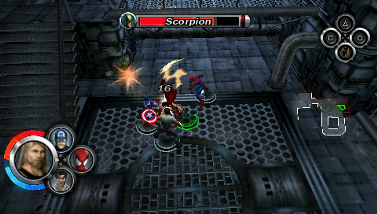 Marvel Ultimate Alliance ISO - PSP screenshot 9