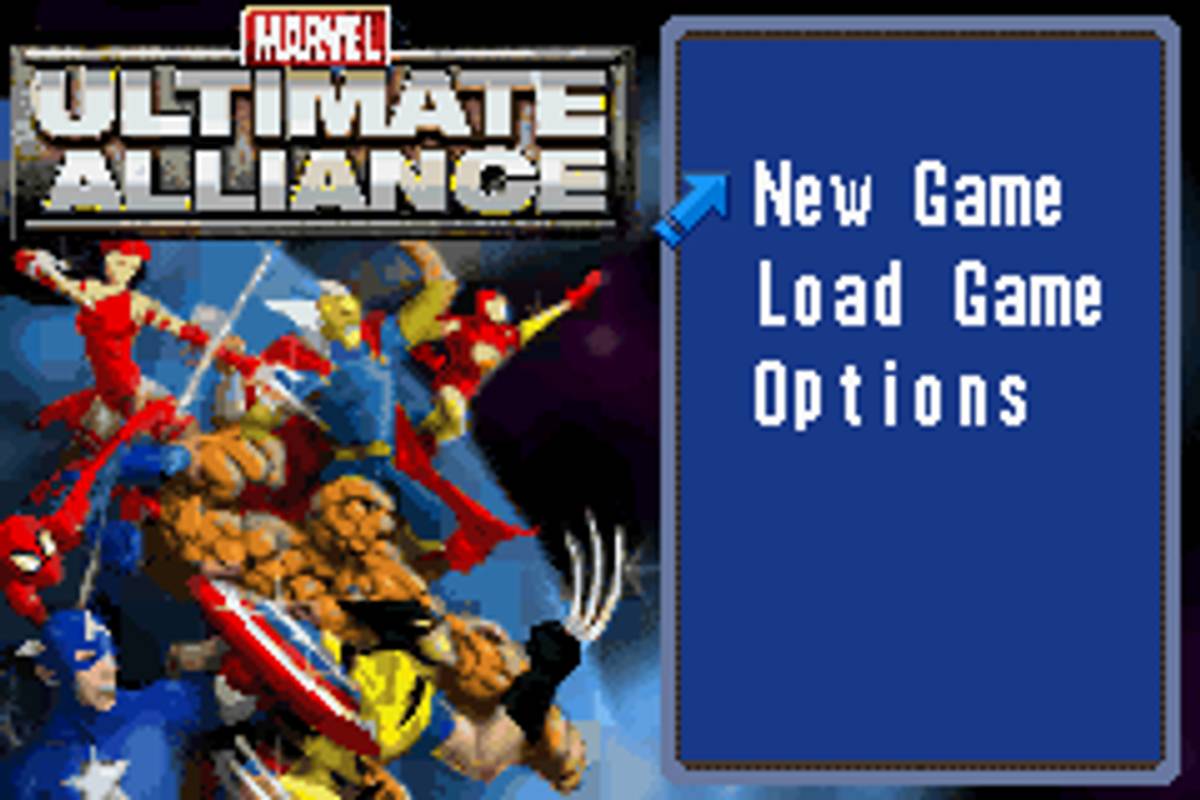 Marvel Ultimate Alliance ROM - GBA screenshot 1