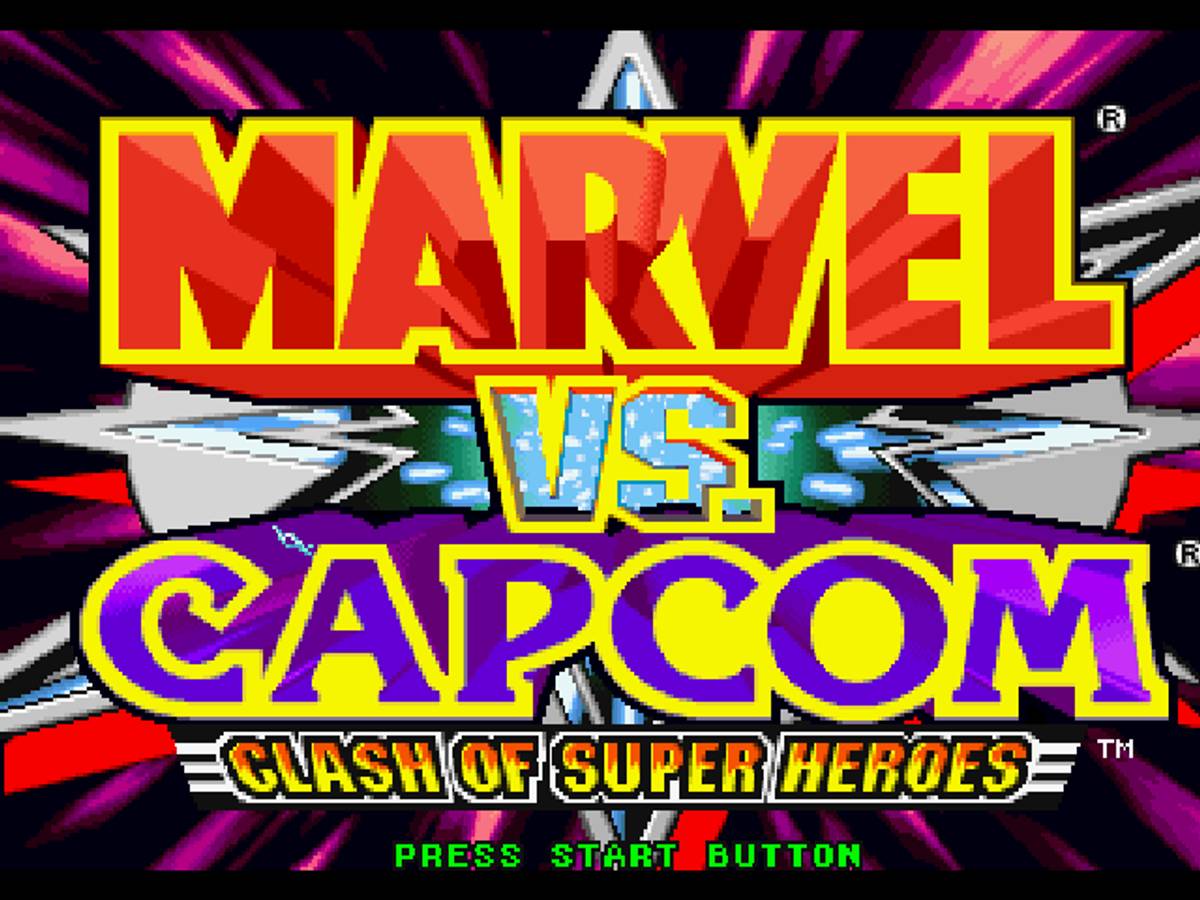 Marvel vs. Capcom: Clash of Super Heroes ISO - PS1 screenshot 1