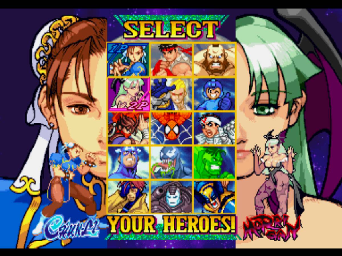 Marvel vs. Capcom: Clash of Super Heroes ISO - PS1 screenshot 3