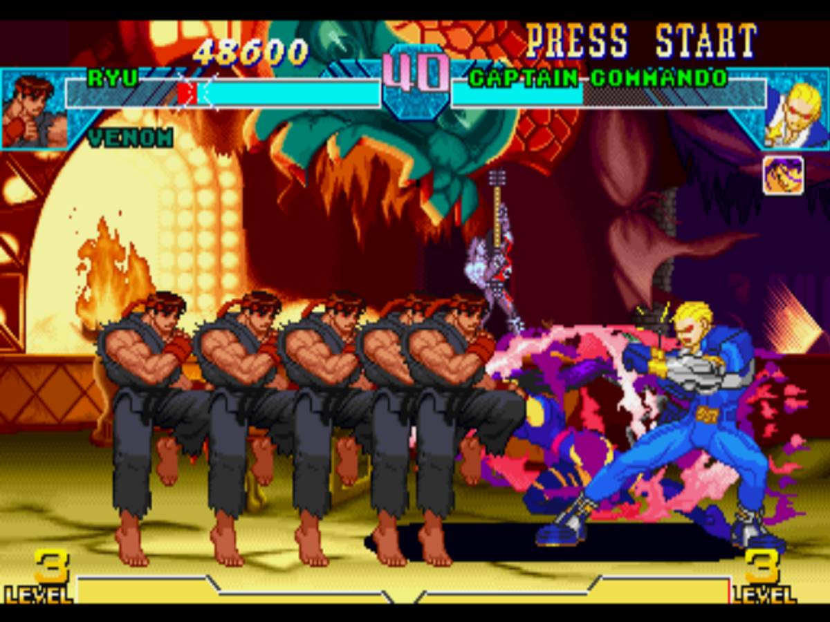 Marvel vs. Capcom: Clash of Super Heroes ISO - PS1 screenshot 6