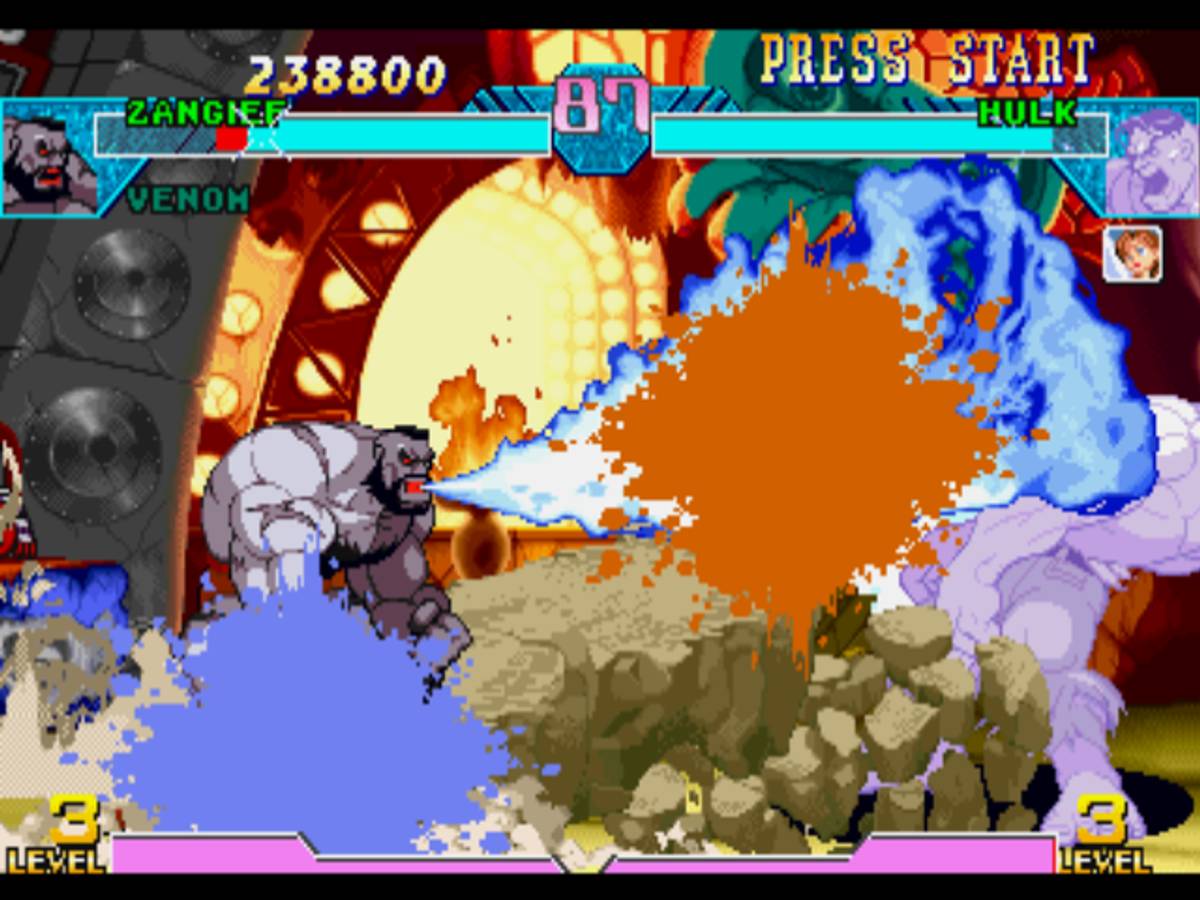Marvel vs. Capcom: Clash of Super Heroes ISO - PS1 screenshot 8